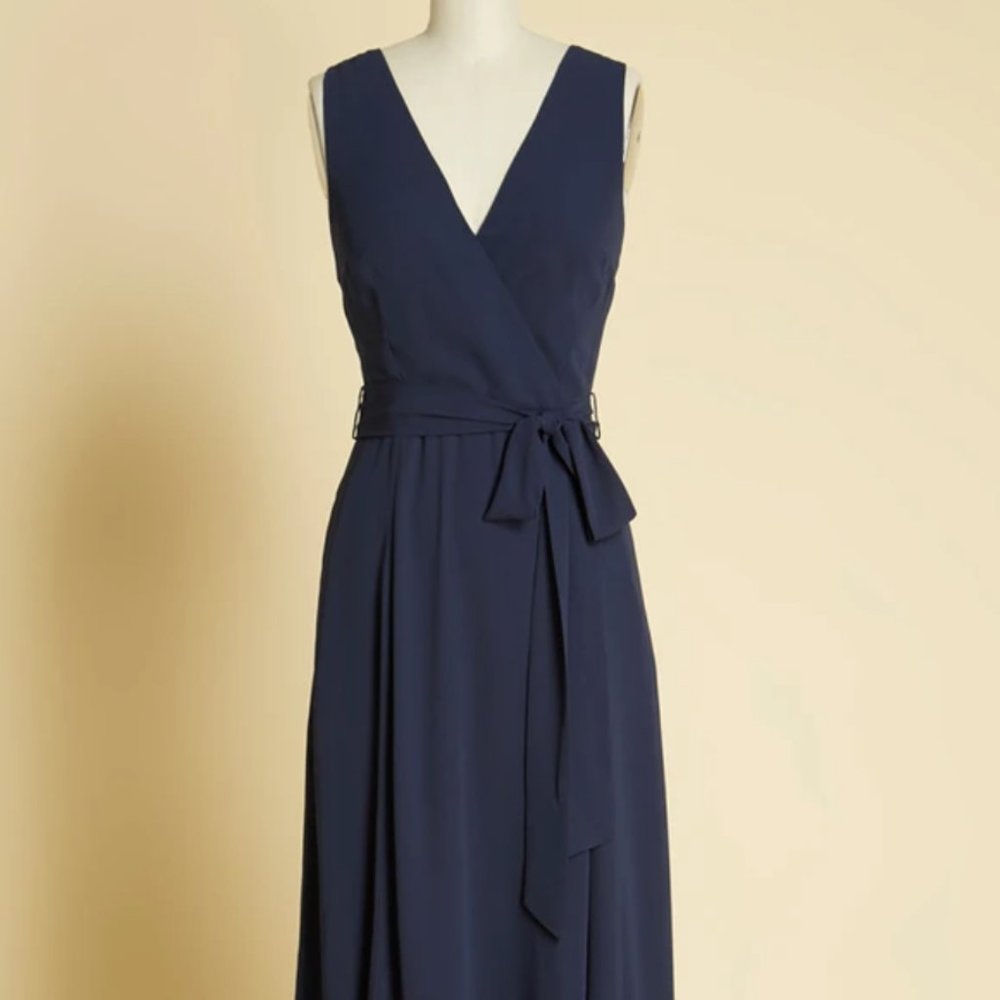 Effortless Elegance Faux-Wrap Dress